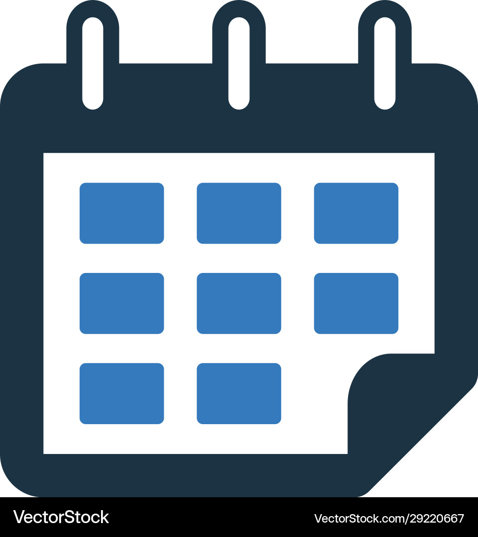 Timer event delivery date schedule icon vector image