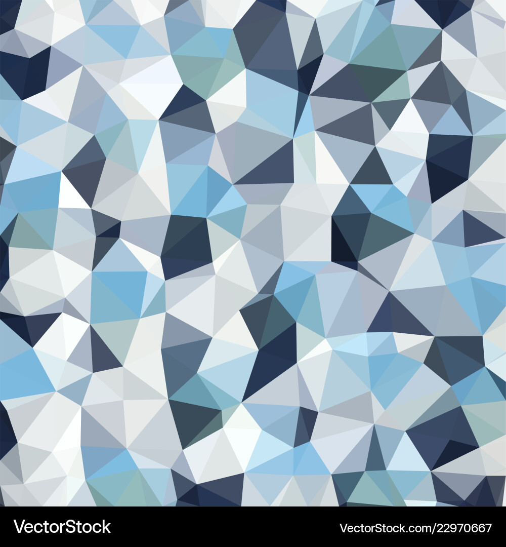 Triangular Mosaic Low Poly Pattern vector image