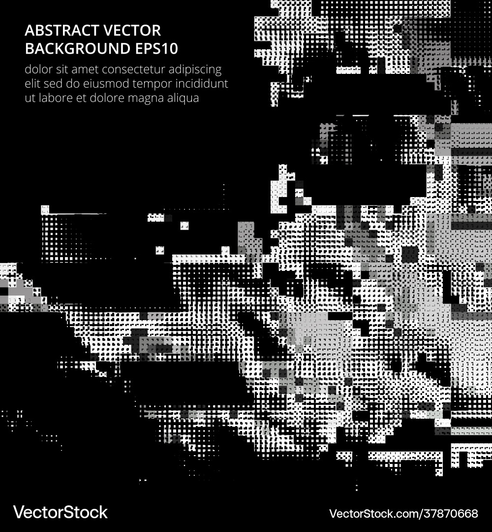 Dark image in style glitch Dark image in style glitch vector image