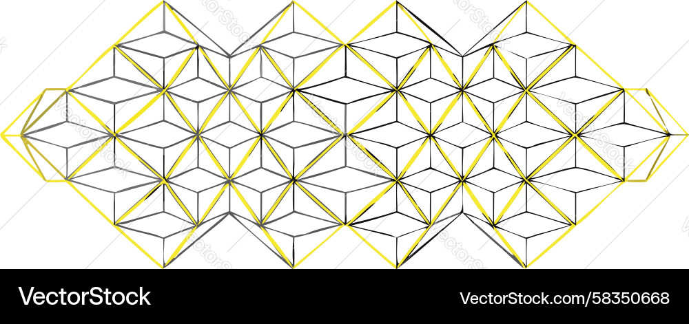 Isometric Rhombus Grid Pattern Vector Image