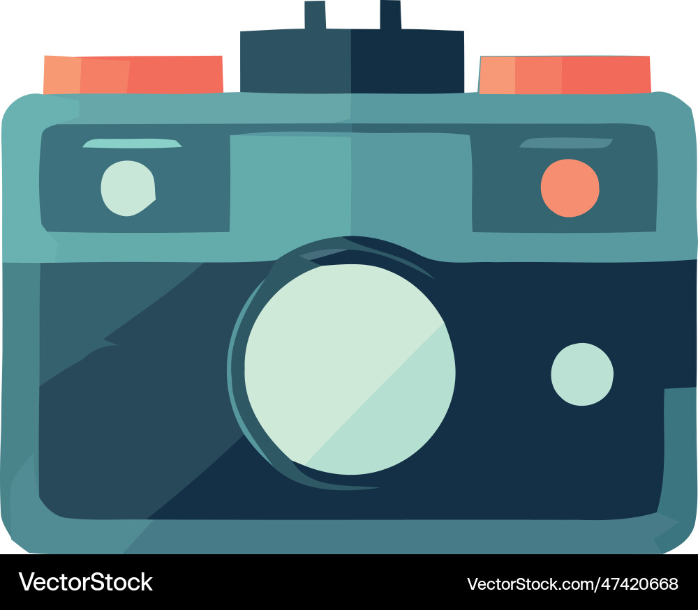 Modern camera photography themes Vector Image