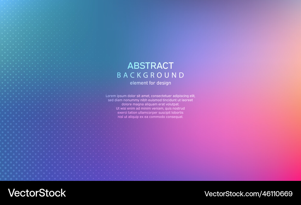 Abstrakter Gradientenhintergrund mit Punkteelement vektorbild