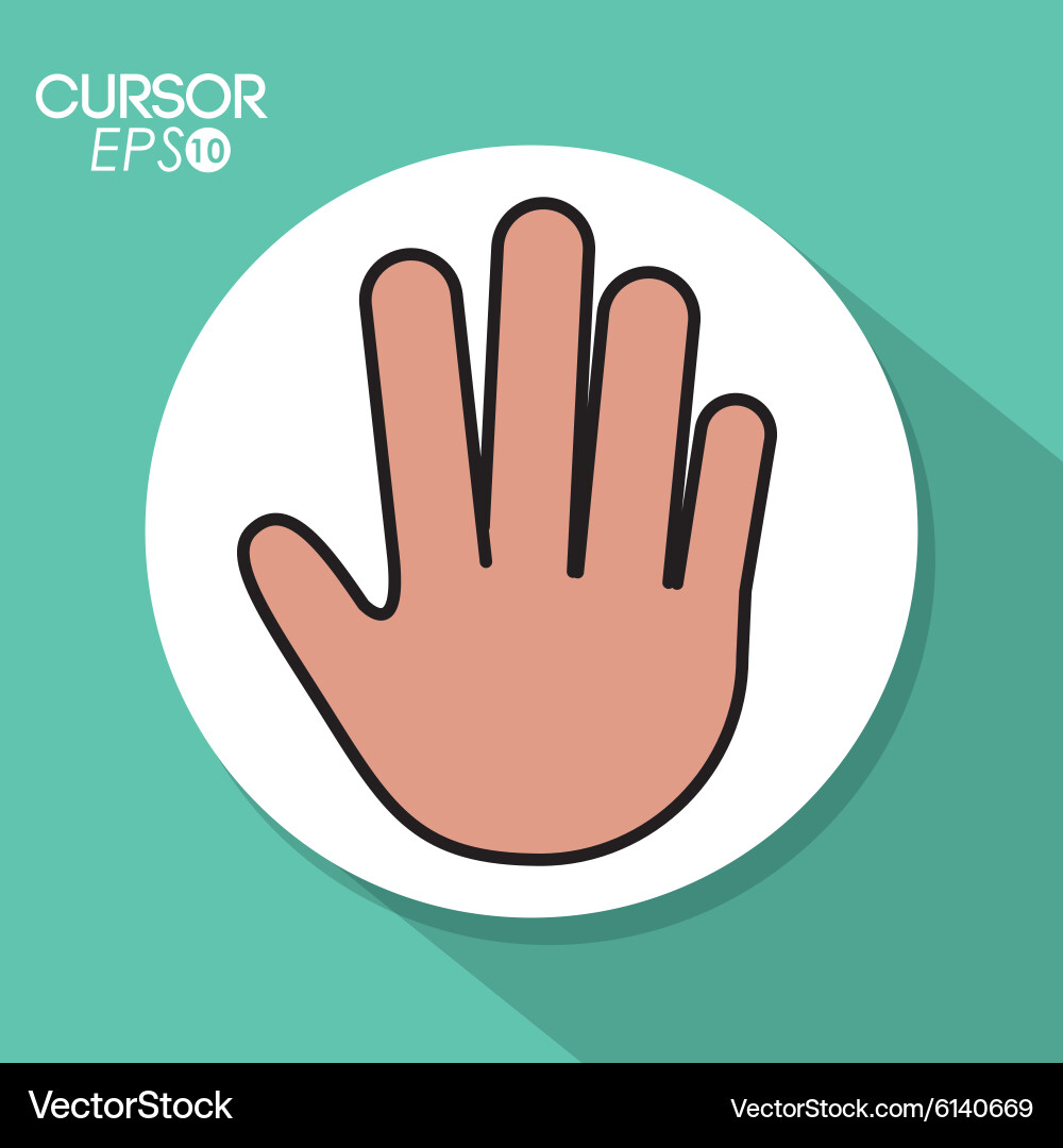 Cursor design vector image