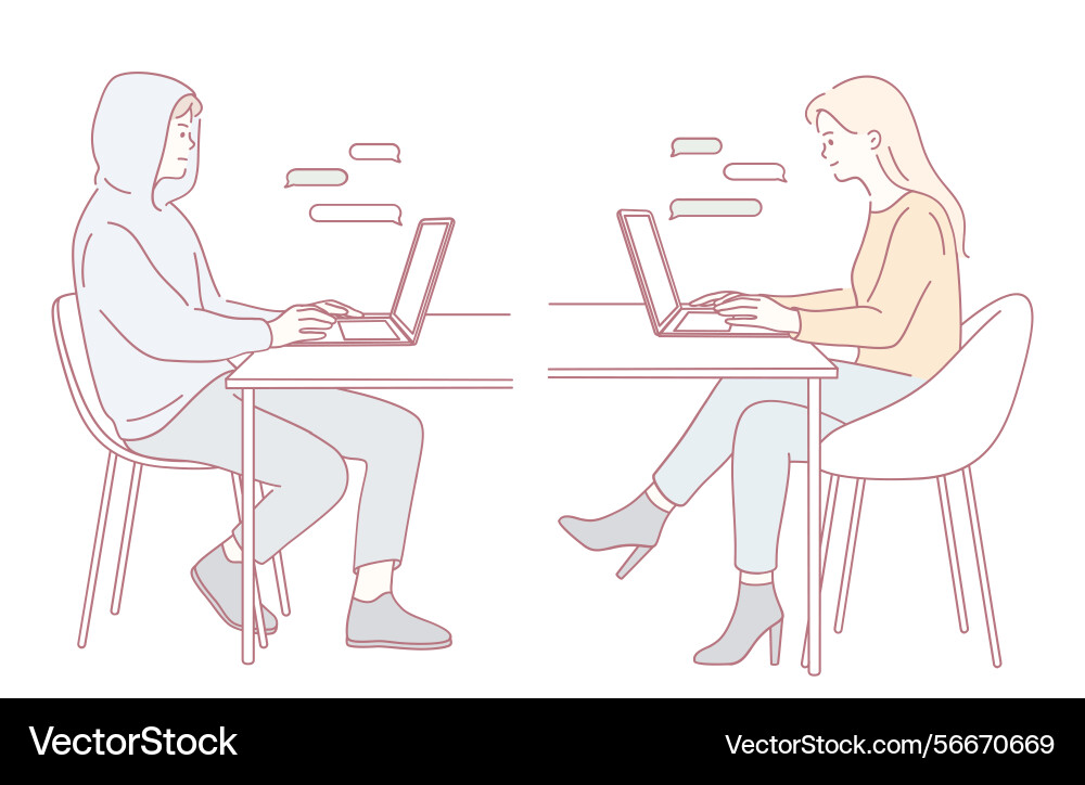Exploring modern workspace interaction elevating Exploring modern workspace interaction elevating vector image
