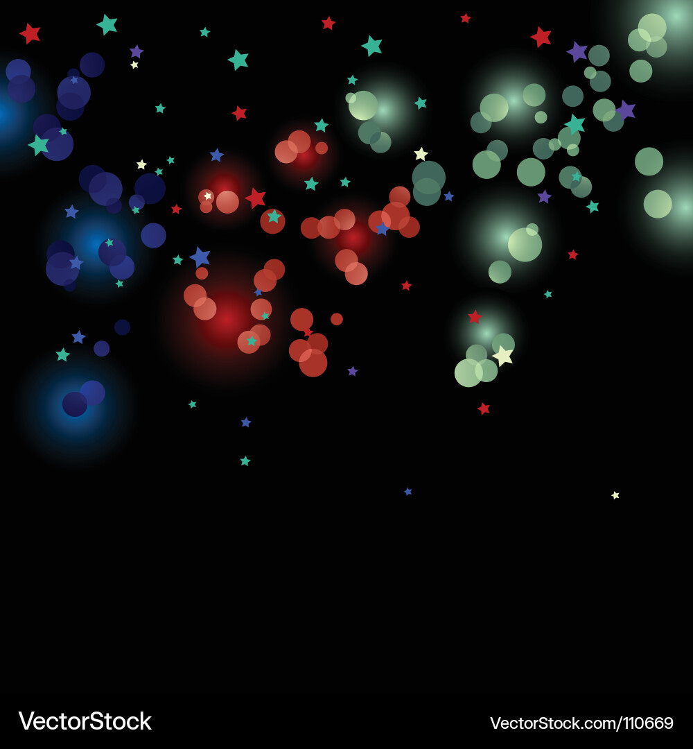 Sparkling Lights Abstract Background vector image