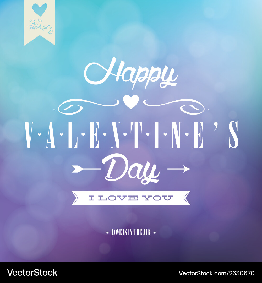 Abstract love background with some special objects vector image