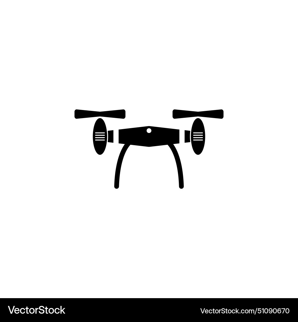 Air drone flat icon Royalty Free Vector Image - VectorStock