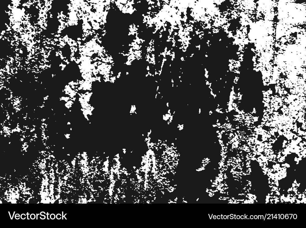 White grainy texture isolated on black background White grainy texture isolated on black background vector image