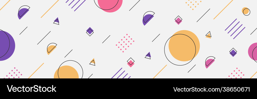 Abstract background with different geometric Abstract background with different geometric Vector Image