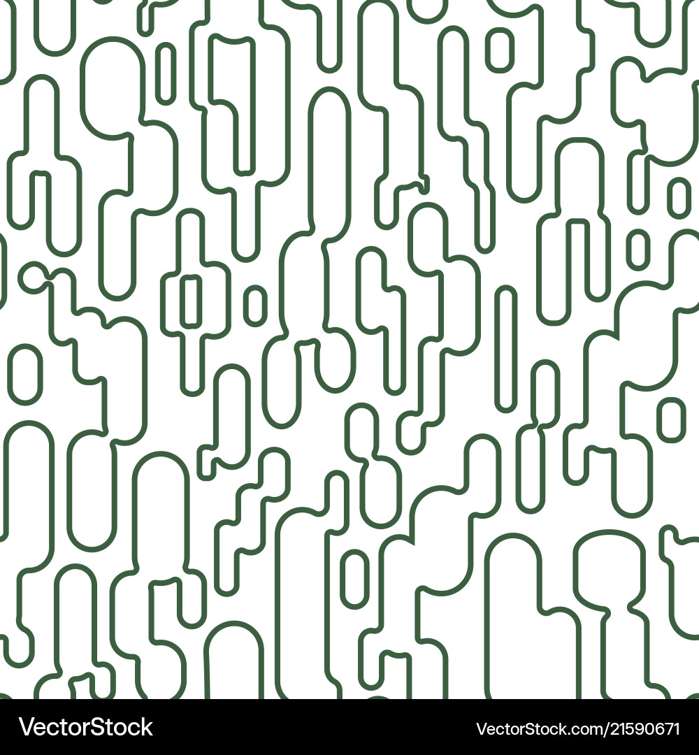 Abstract opuncia cacti paths seamless pattern Abstract opuncia cacti paths seamless pattern vector image