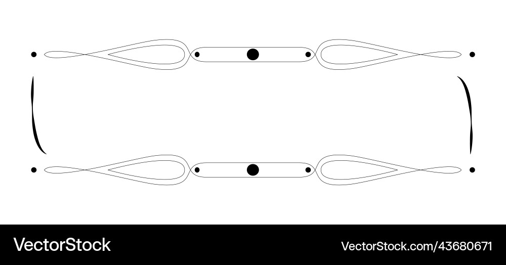 Blank template for text isolated box Vector Image