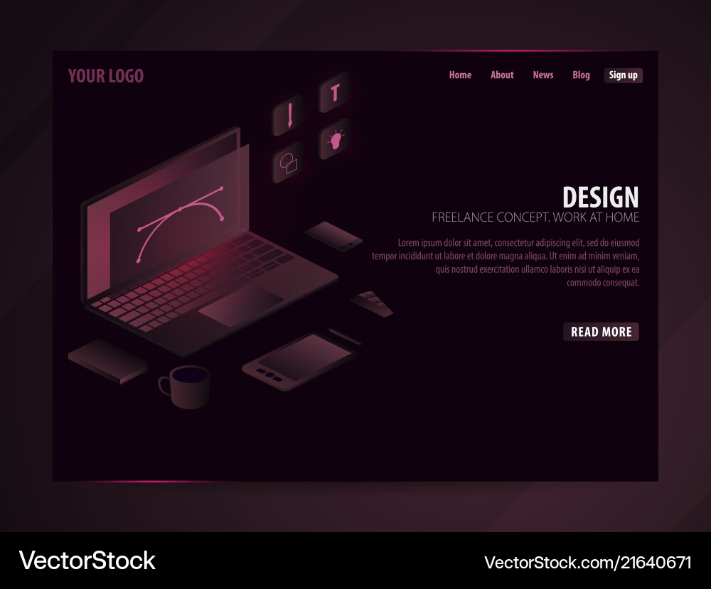 Designer can use for web banner Designer can use for web banner vector image