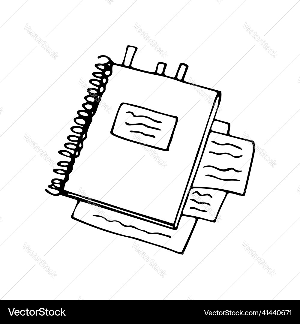 Isolated element the open book Isolated element the open book vector image