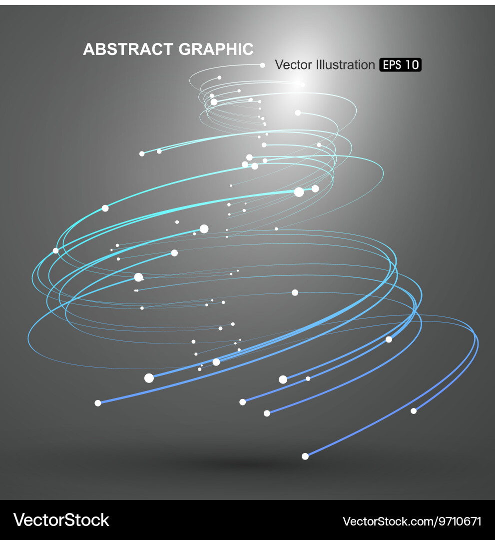 Tornadoabstract graphics vector image