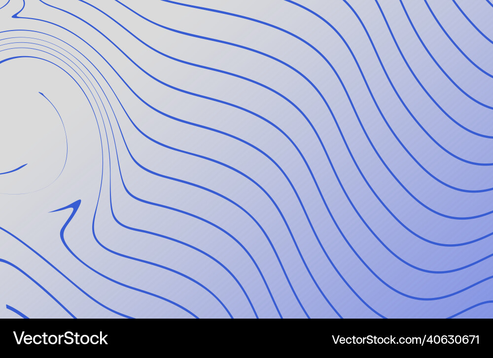 Wavy lines pattern shape blue ice color background vector image