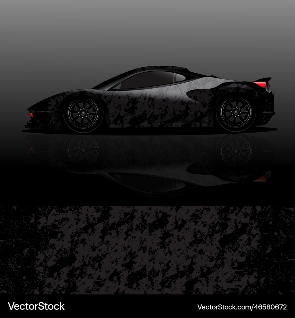 Abstract Car Wrap Patterns vector image