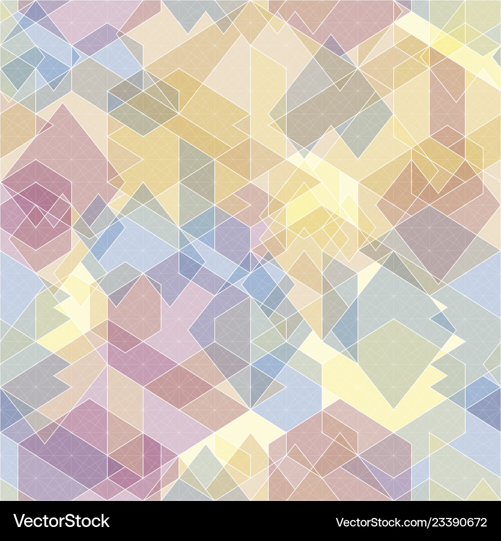 Abstract geometric background with polygons Vector Image