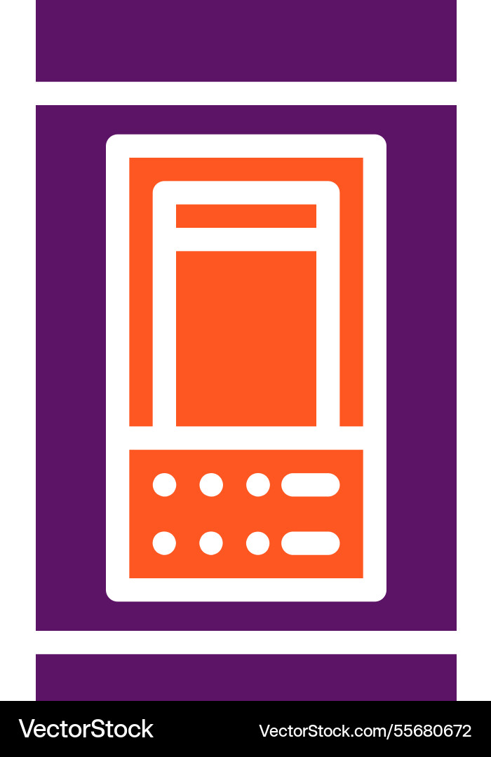 Atm card machine icon design Vector Image
