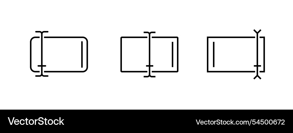 Cursor icon with paper frame for editing and input vector image