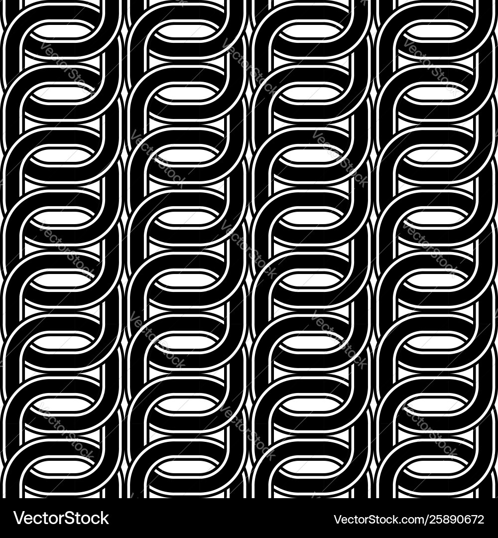 Design seamless chain pattern vector image