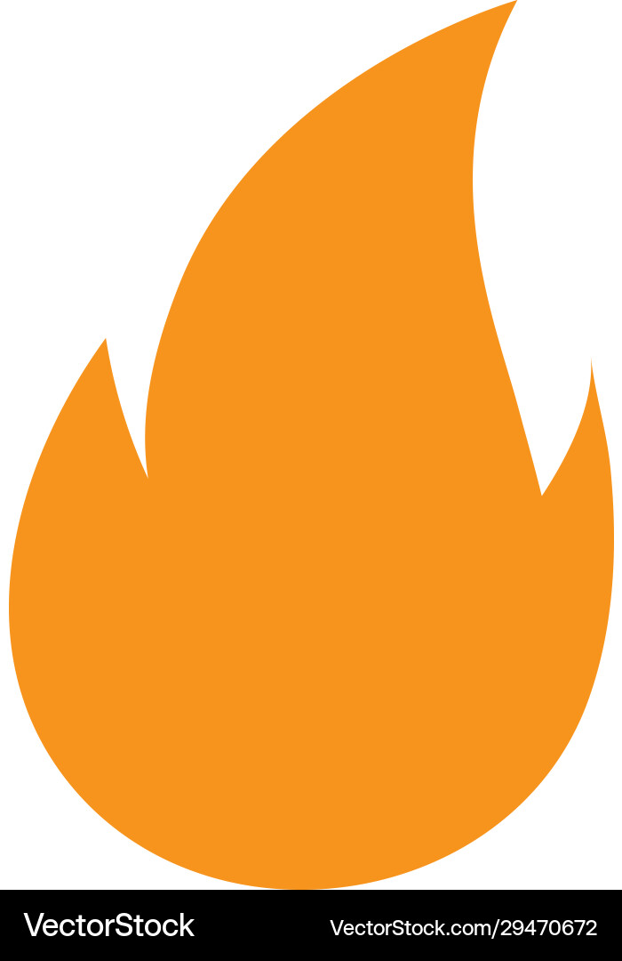 Fire flame logo Royalty Free Vector Image - VectorStock