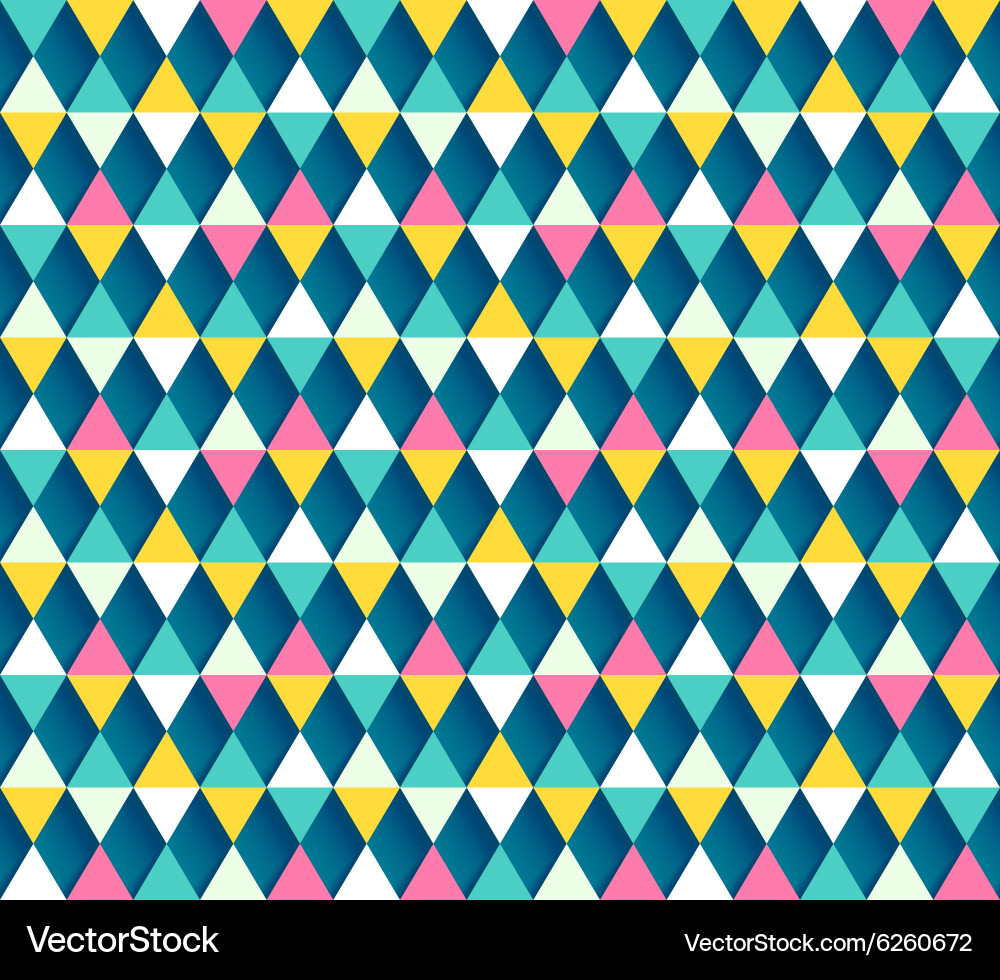 Geometric Triangle Pattern vector image