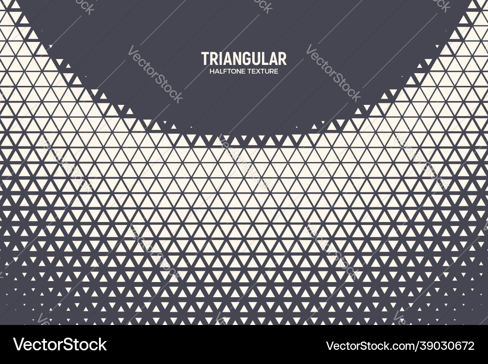 Triangular halftone pattern geometric technology Triangular halftone pattern geometric technology Vector Image