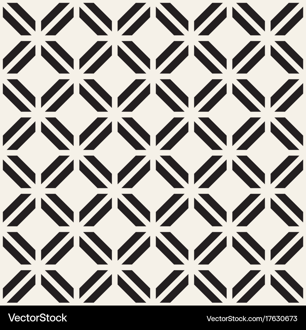 Abstract geometric lines lattice pattern seamless Vector Image