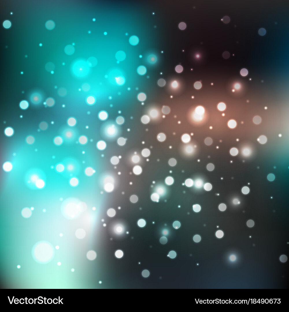 Blurred background with sparkles Vector Image