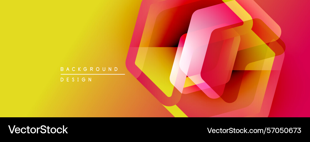 Bright gradient background features overlapping Bright gradient background features overlapping vector image