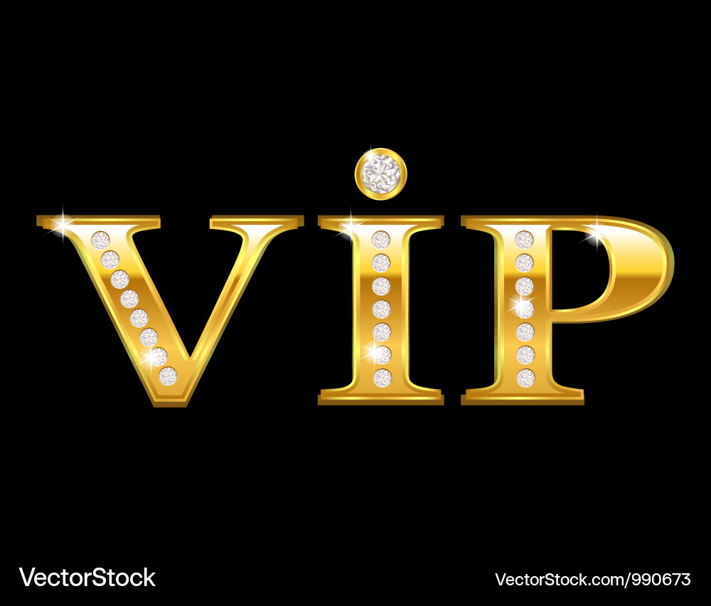 Luxury Golden VIP Card Vector Image