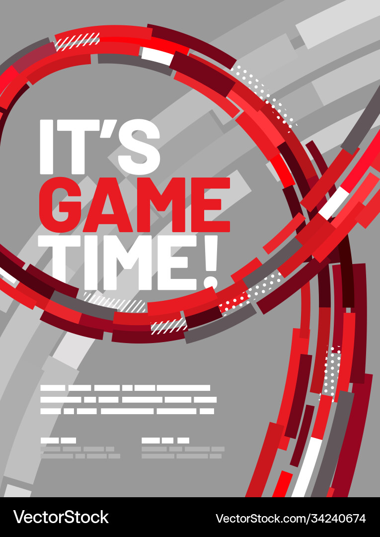Layout design template with abstract dynamic vector image