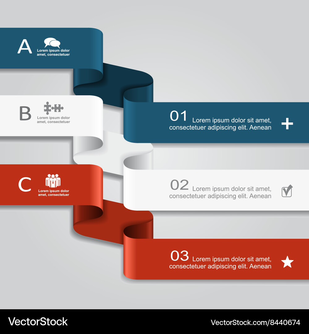 Modern Data Layout Template vector image