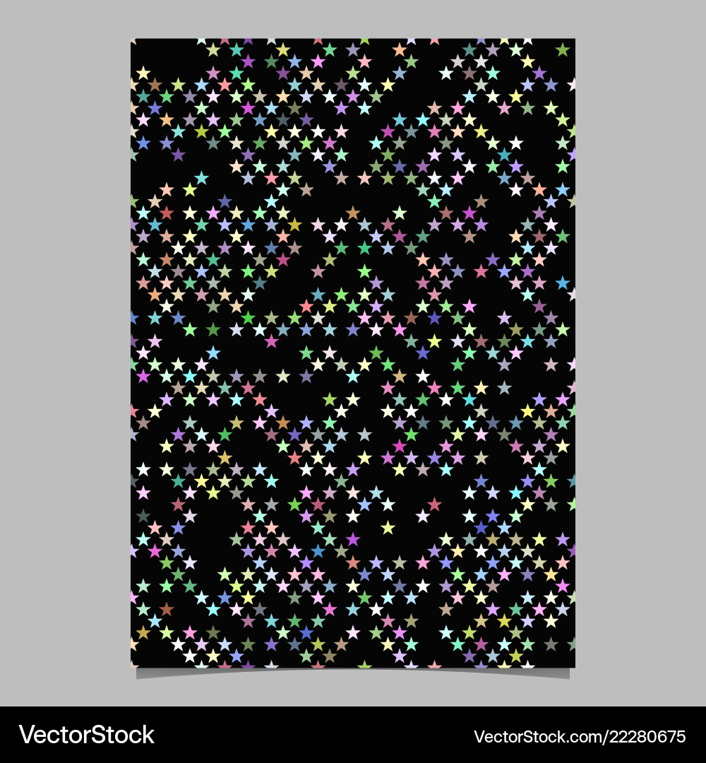 Multicolored star shape pattern background Multicolored star shape pattern background vector image