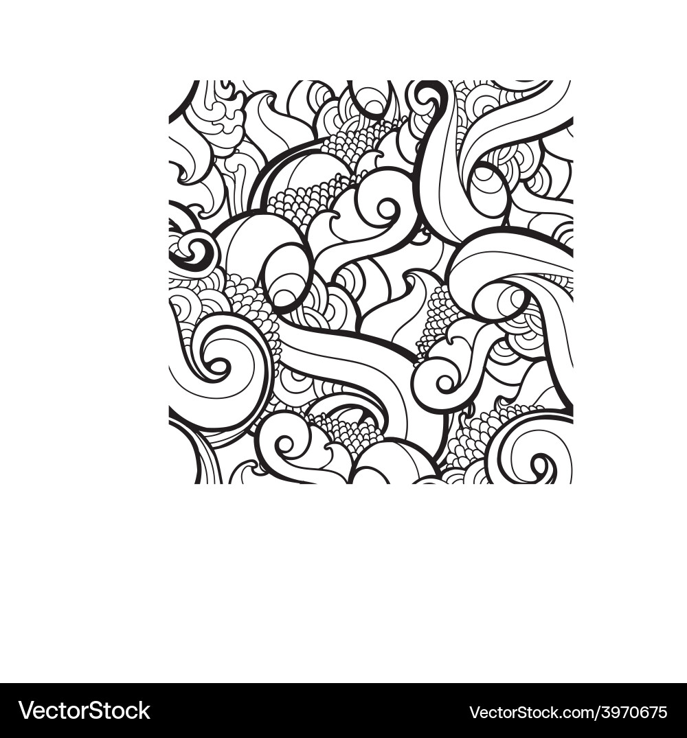 Wavy Abstract Pattern Vector Image