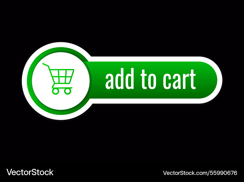 Add to cart button design Add to cart button design Vector Image