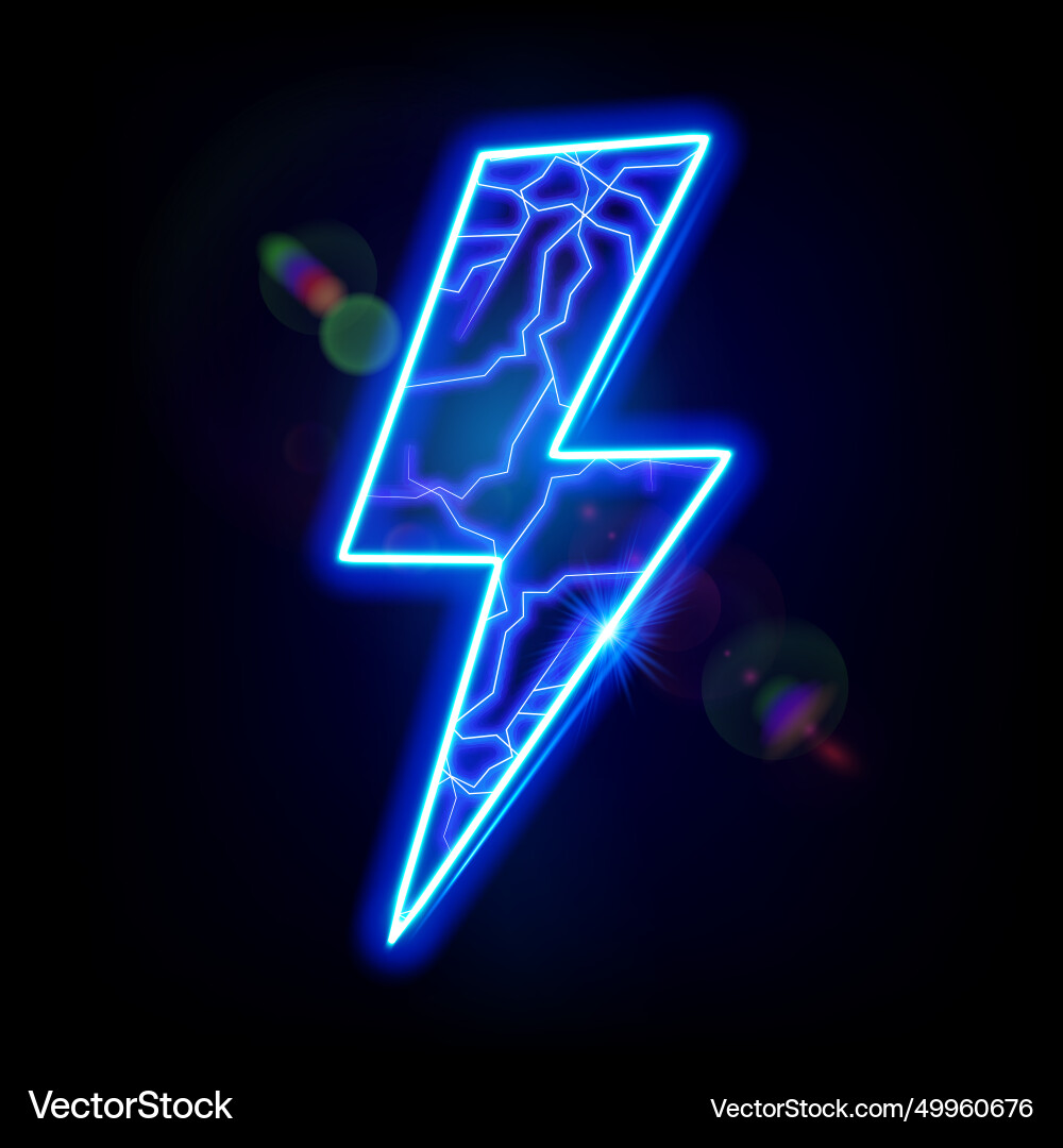 Blitzbolzen mit elektrischem Effekt Blitzbolzen mit elektrischem Effekt vektorbild