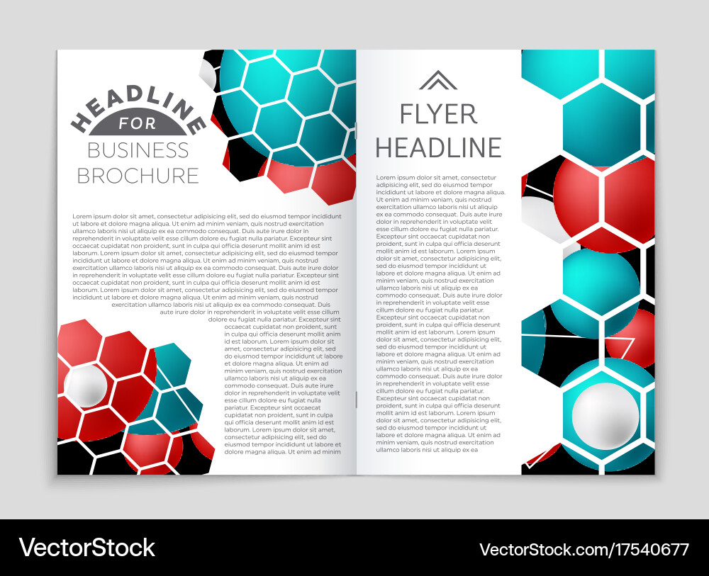 Abstract layout background set for art vector image