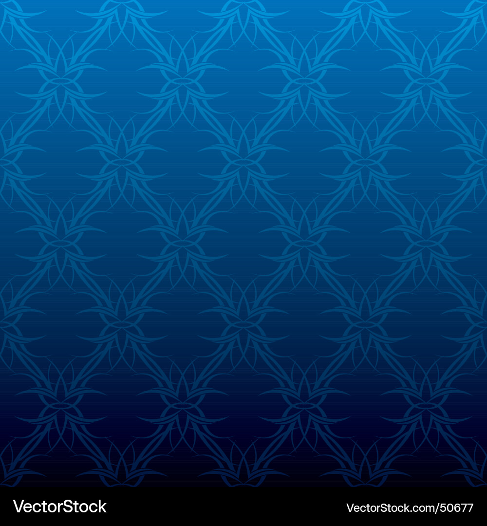 Cobalt Wave Pattern Vector Image