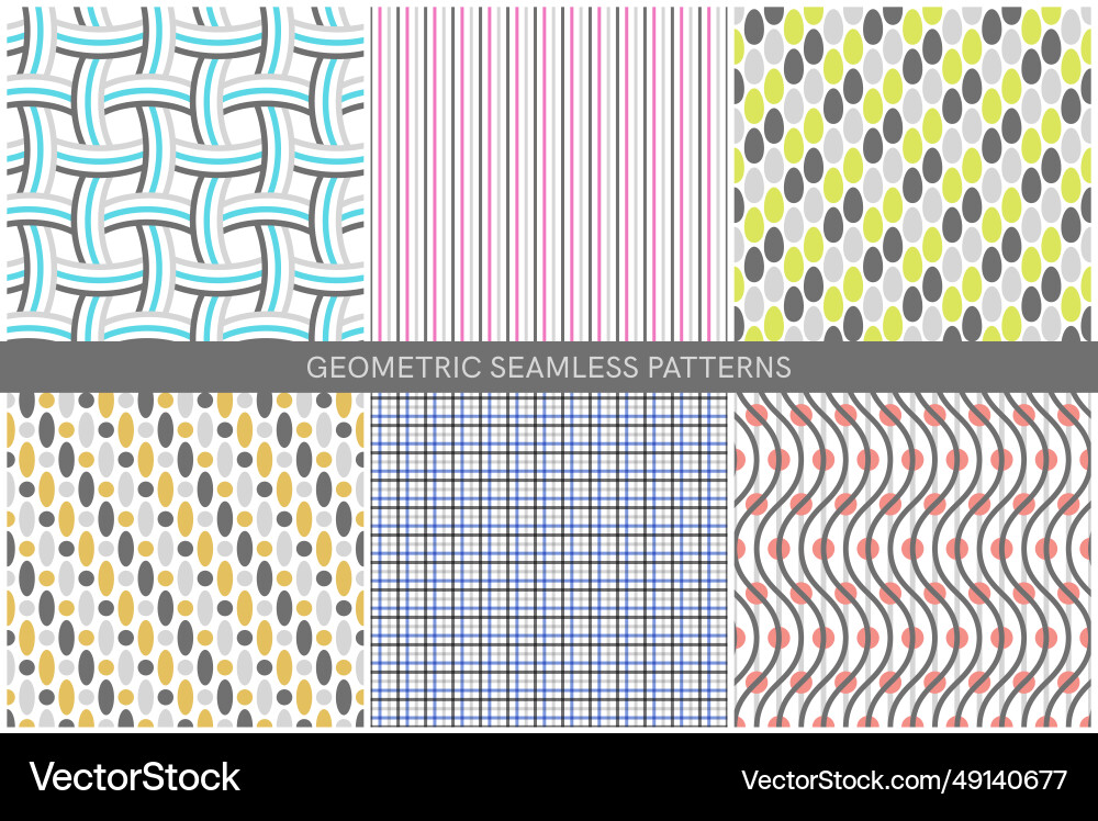 Geometric pattern set classic simple minimal Geometric pattern set classic simple minimal vector image