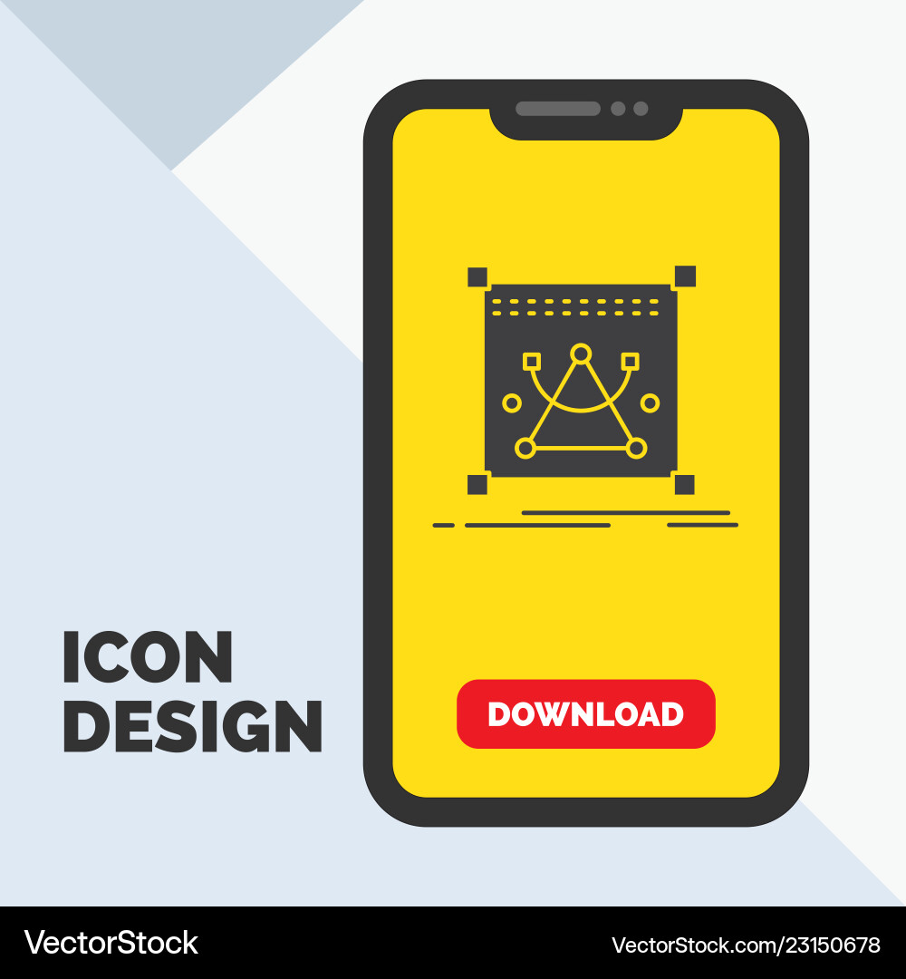 3d edit editing object resize glyph icon vector image