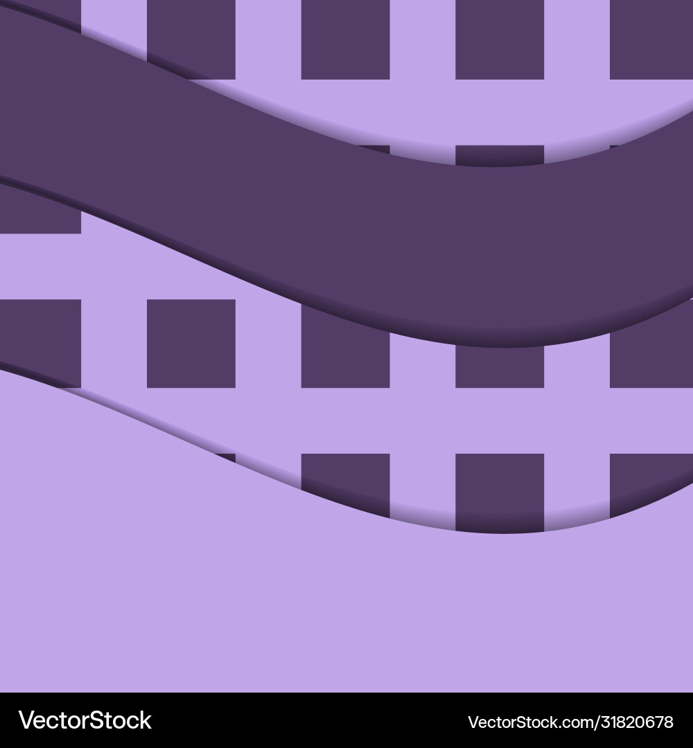 Abstract blue wave set on transparent background Vector Image