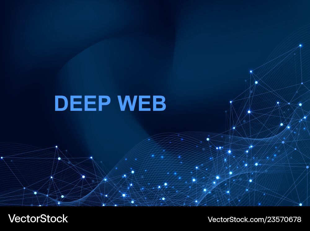 Abstract Data Network Background vector image