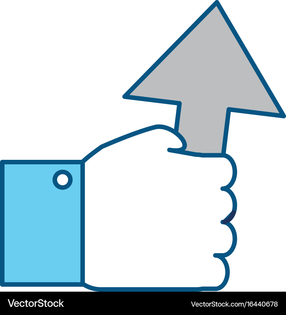 Arrow pointer symbol vector image