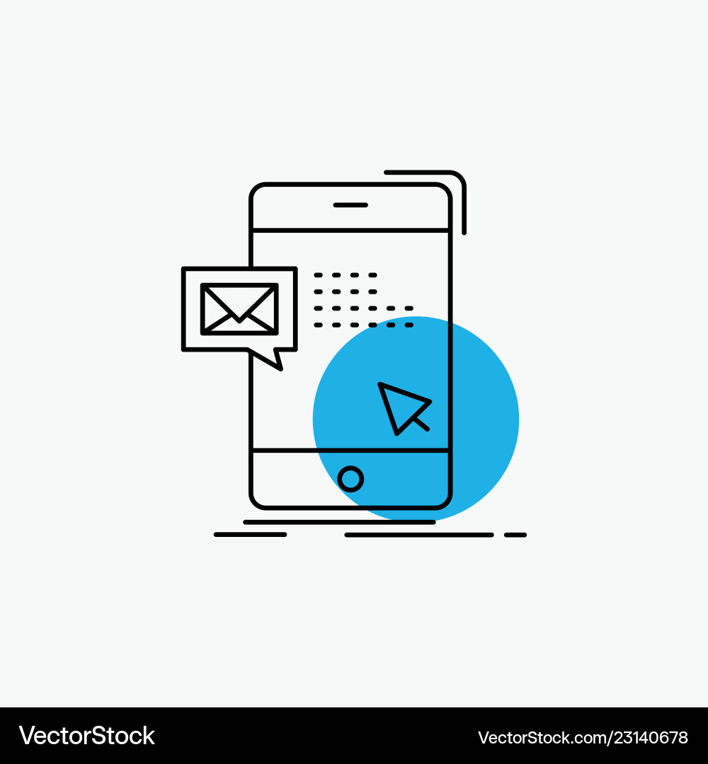 Bulk dialog instant mail message line icon Bulk dialog instant mail message line icon Vector Image