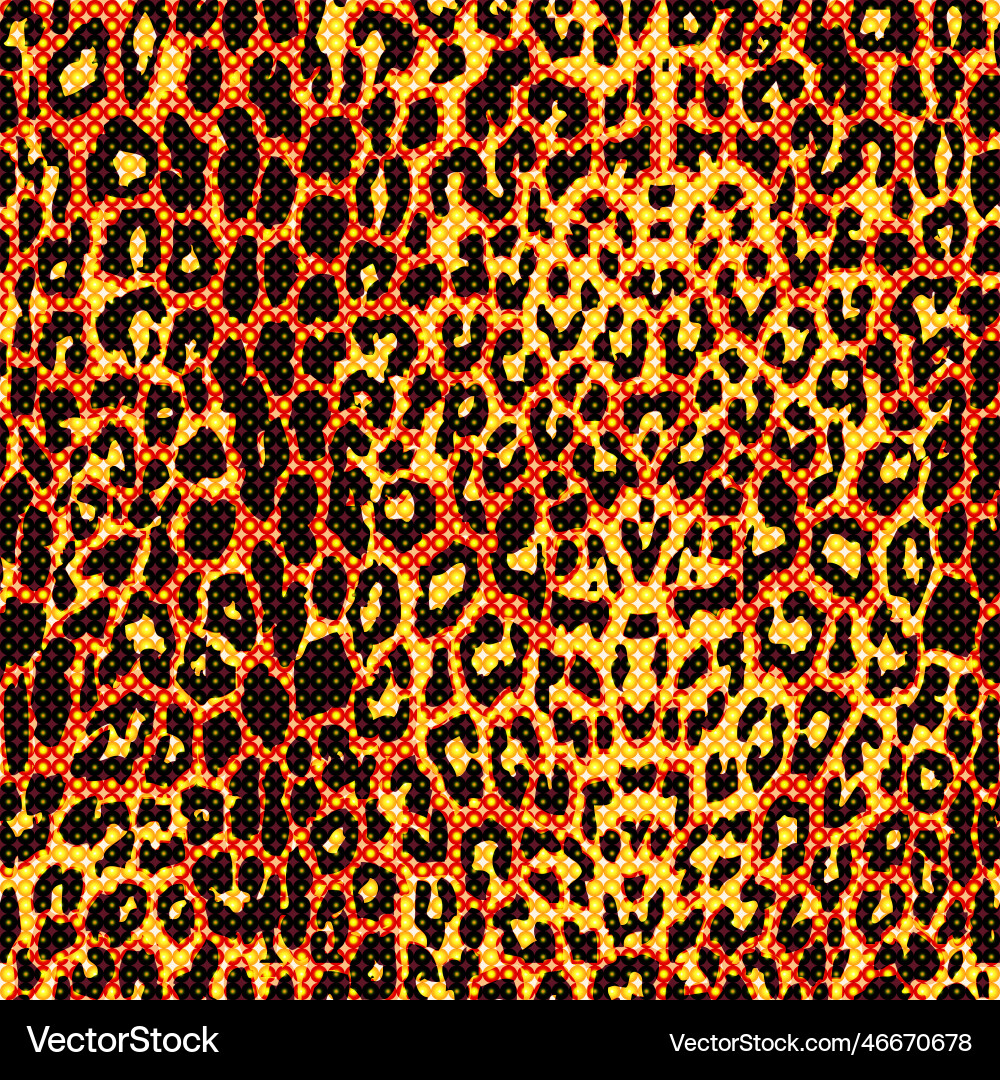 Cassic leopard seamless repeating pattern Cassic leopard seamless repeating pattern vector image