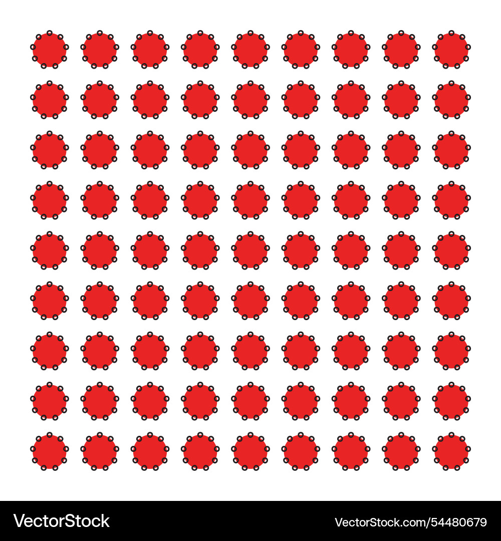 Circles and semicircles abstract print pattern Circles and semicircles abstract print pattern vector image