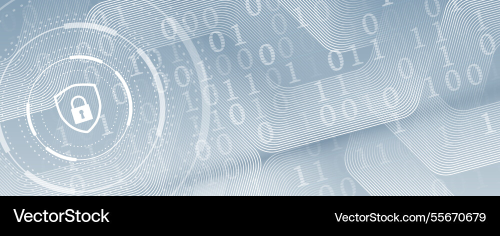 Cyber security background with lock protect Cyber security background with lock protect vector image