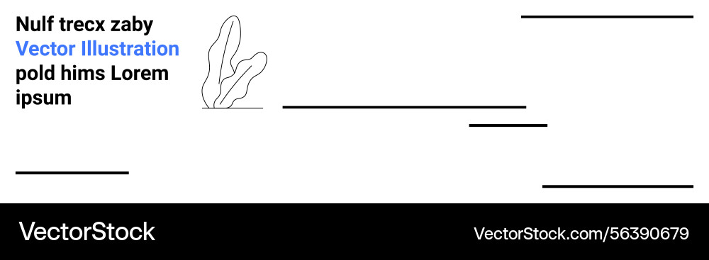 Minimal abstract layout with decorative lines Minimal abstract layout with decorative lines vector image