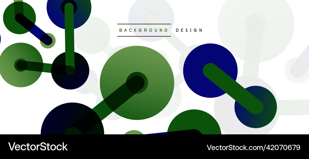 Network concept abstract background dots Vector Image